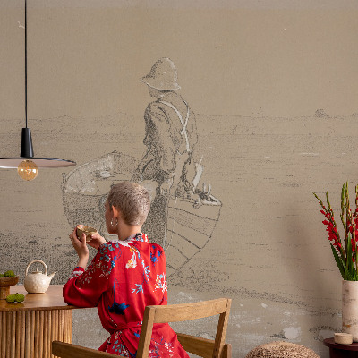 Fototapet vlies pentru copii Reflecție pe malul mării