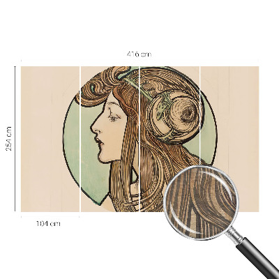 Fototapet decorativ pe perete Zmee care se înalță