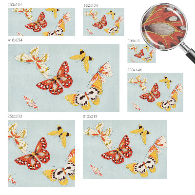 Fototapet pe perete Kunstneriske sommerfugle