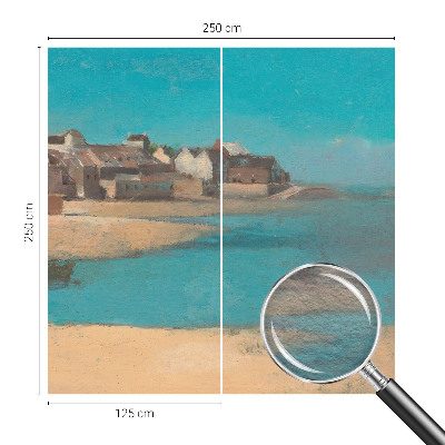 Fototapet vlies pentru living En stille landsby