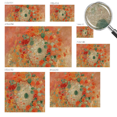 Fototapet vlies pentru copii Abstrakte blomster