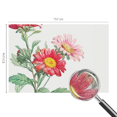 Fototapet vlies pentru dormitor Delikate blomster