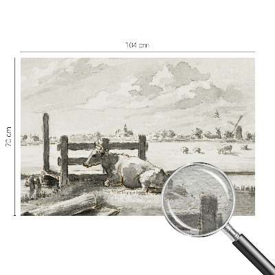 Fototapet vlies pentru living Landlig idyl