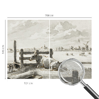 Fototapet vlies pentru living Landlig idyl