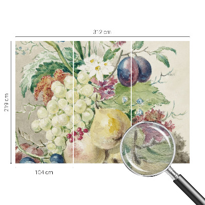 Fototapet pe perete Blomster og frugter