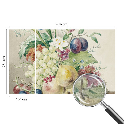 Fototapet pe perete Blomster og frugter