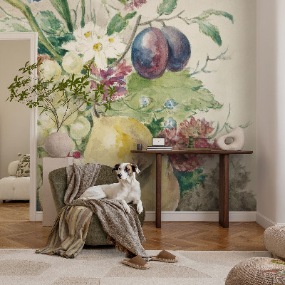 Fototapet pe perete Blomster og frugter