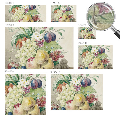 Fototapet pe perete Blomster og frugter