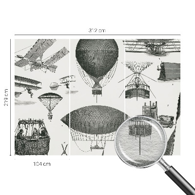 Fototapet decorativ pe perete Luftfartens historie