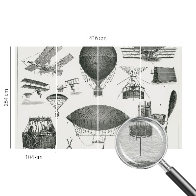 Fototapet decorativ pe perete Luftfartens historie