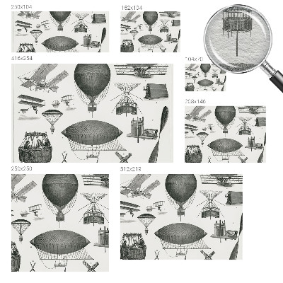 Fototapet decorativ pe perete Luftfartens historie