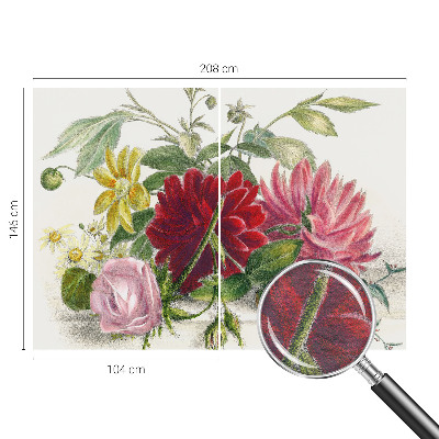 Fototapet modern Blomsterbuket