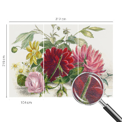 Fototapet modern Blomsterbuket