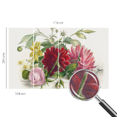 Fototapet modern Blomsterbuket