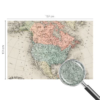 Fototapet modern pentru living Historisk kort