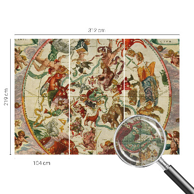 Fototapet modern la comandă Stjernekompositioner