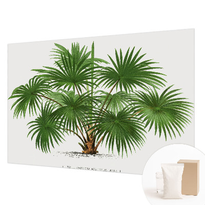 Fototapet la comandă pentru dormitor Eksotisk mønster