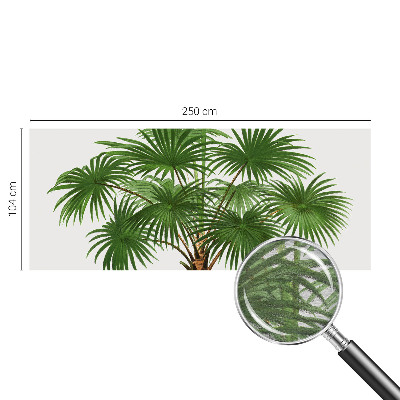 Fototapet la comandă pentru dormitor Eksotisk mønster