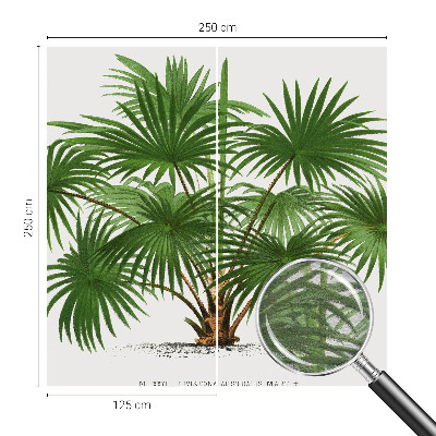 Fototapet la comandă pentru dormitor Eksotisk mønster