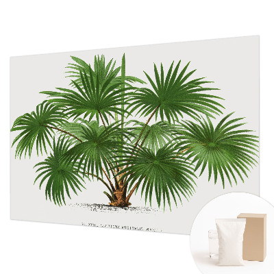 Fototapet la comandă pentru dormitor Eksotisk mønster