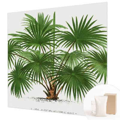 Fototapet la comandă pentru dormitor Eksotisk mønster