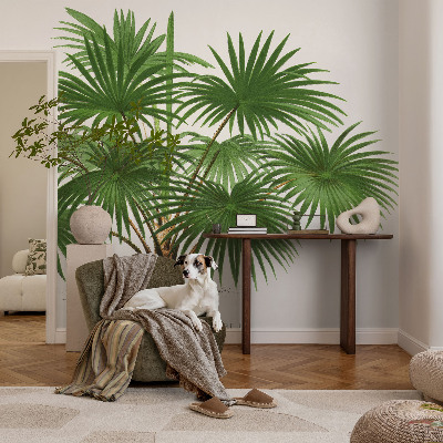 Fototapet la comandă pentru dormitor Eksotisk mønster