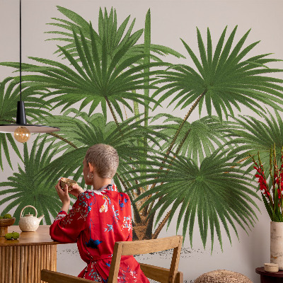 Fototapet la comandă pentru dormitor Eksotisk mønster