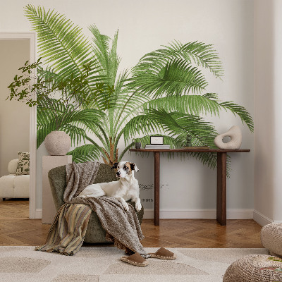 Fototapet pentru living Skinnende palmetræ