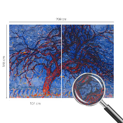 Fototapet vlies pentru living Flammetræ