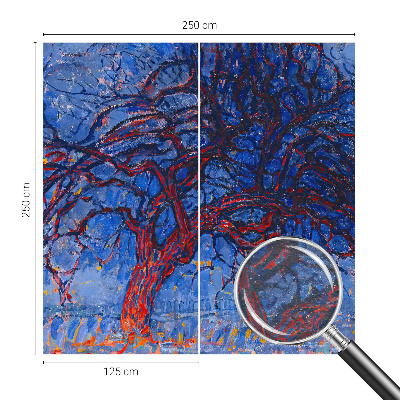 Fototapet vlies pentru living Flammetræ