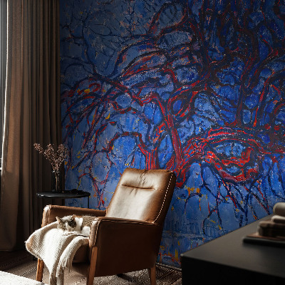 Fototapet vlies pentru living Flammetræ