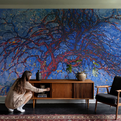 Fototapet vlies pentru living Flammetræ