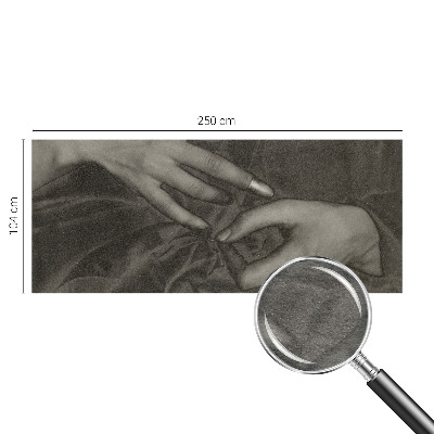 Tapet foto vlies Hændernes materiale