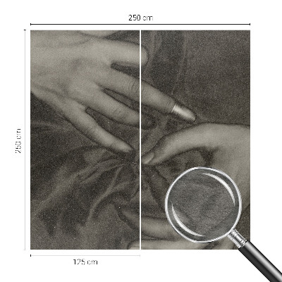 Tapet foto vlies Hændernes materiale