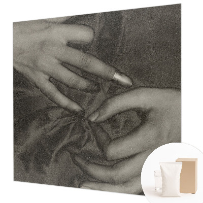 Tapet foto vlies Hændernes materiale