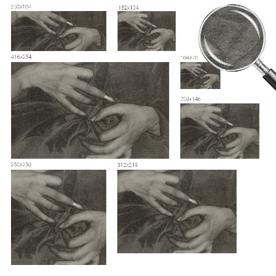 Tapet foto vlies Hændernes materiale