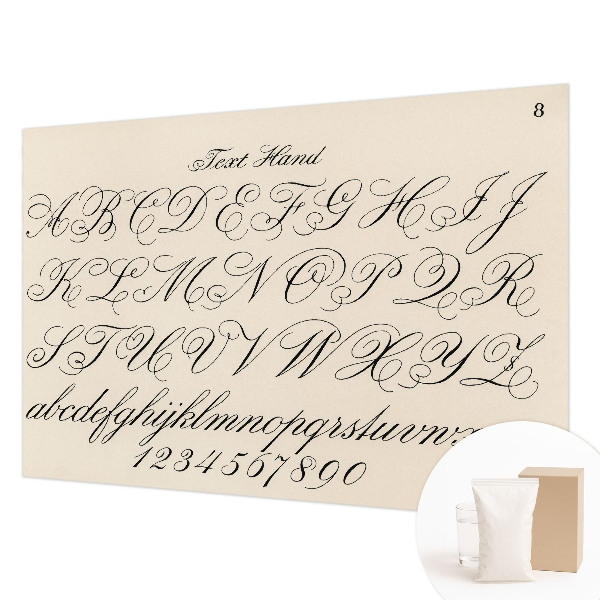 Fototapet vlies imprimat Kalligrafisk skrift