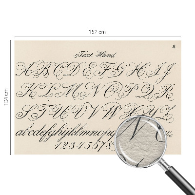 Fototapet vlies imprimat Kalligrafisk skrift