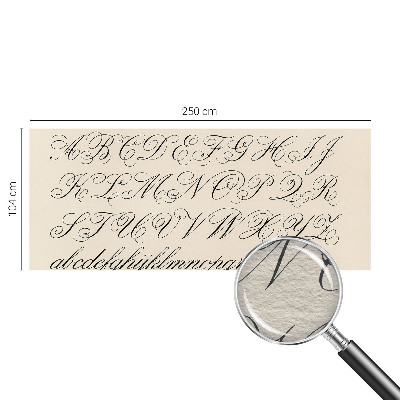 Fototapet vlies imprimat Kalligrafisk skrift