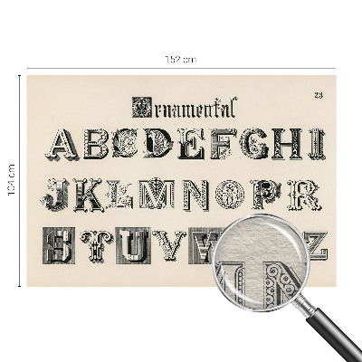 Fototapet vlies pentru copii Dekorative bogstaver