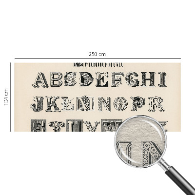 Fototapet vlies pentru copii Dekorative bogstaver