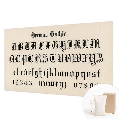 Fototapet pe perete Gotiske bogstaver