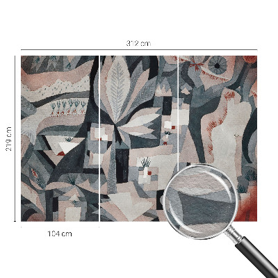 Tapet foto decorativ Abstraktion af naturen