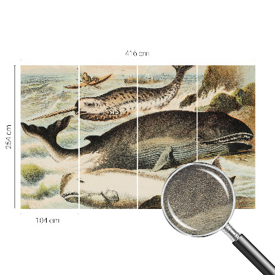 Fototapet modern pentru living Havgiganter