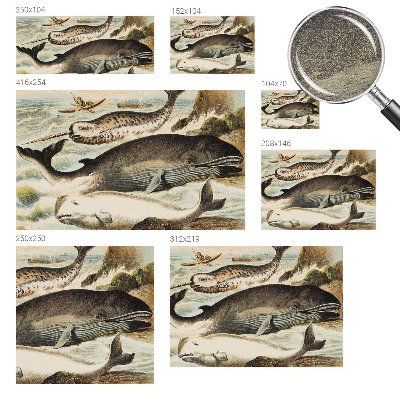 Fototapet modern pentru living Havgiganter