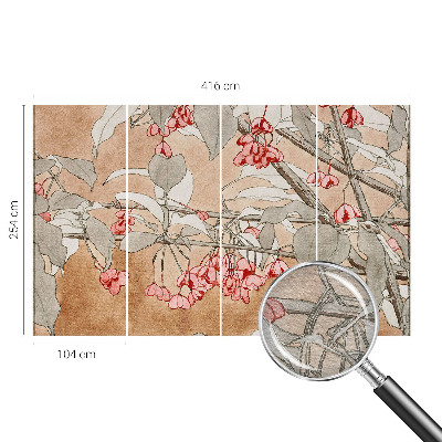 Fototapet modern Blomsterharmoni