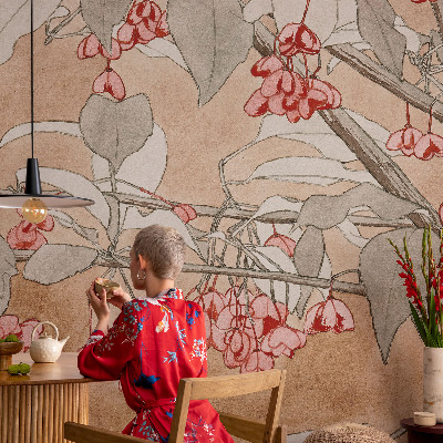 Fototapet modern Blomsterharmoni