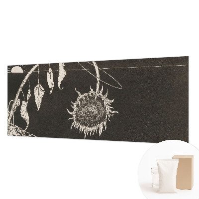 Fototapet la comandă pentru dormitor Nostalgisk solsikke