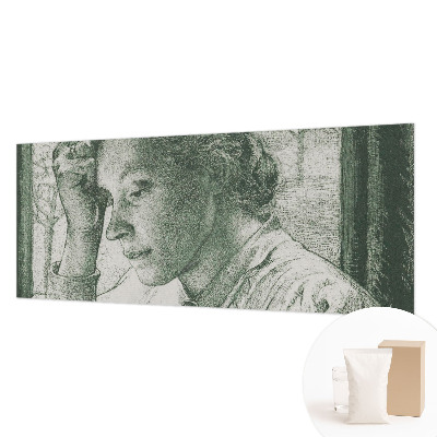 Fototapet la comandă pentru living Reflekterende kvinde