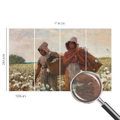 Fototapet pentru dormitor Arbejder i marken